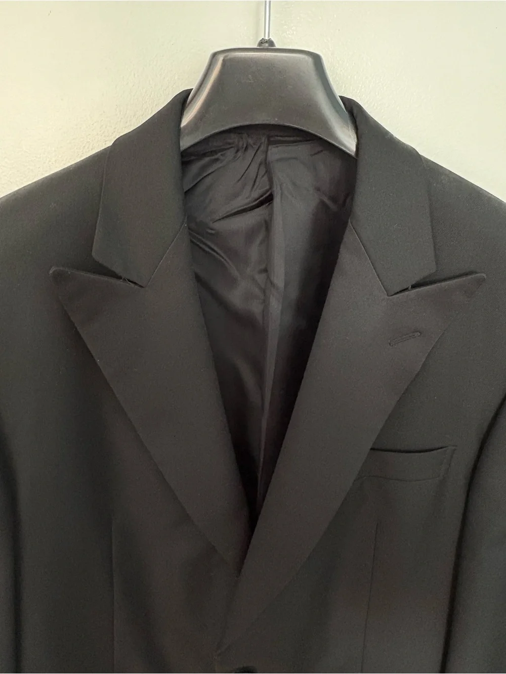 Ermenegildo Zegna Black Single-Button Blazer - Picture 5 of 6